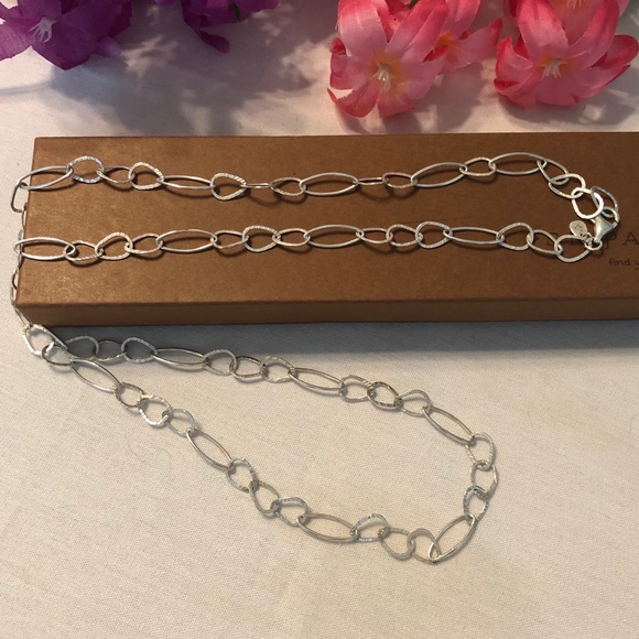 ❤️SOLD❤️ Silpada N2109 ‘IN THE LOOP’ Sterling Silver 31” long Necklace - Picture 7 of 16